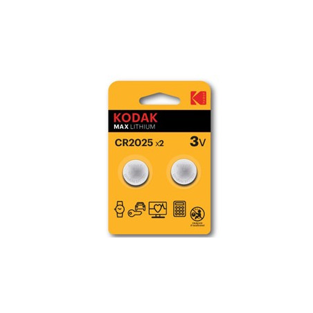 Blister pilas kodak boton litio ultra cr 2025 -  pack blister 2 pilas