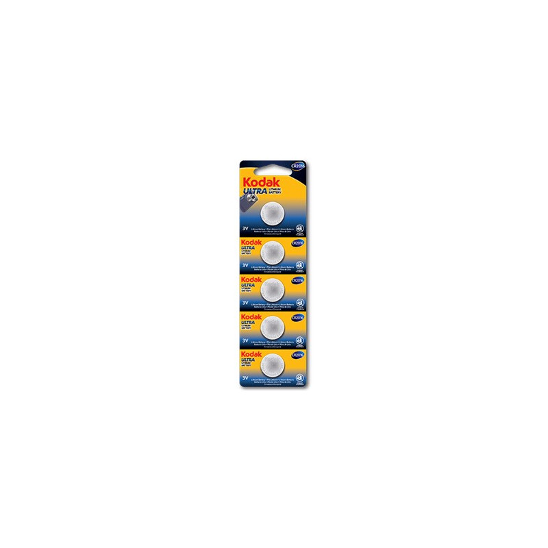Blister pilas kodak boton litio ultra 2016 blister carton perforado -  5 pilas