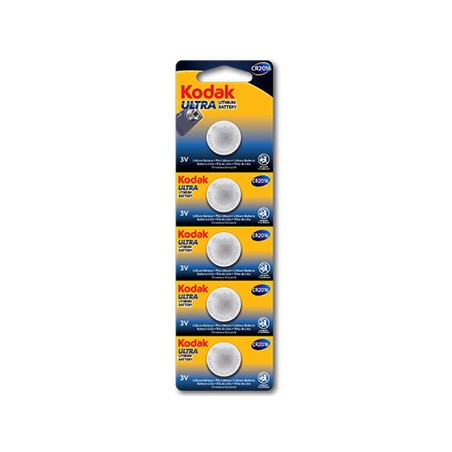 Blister pilas kodak boton litio ultra 2016 blister carton perforado -  5 pilas