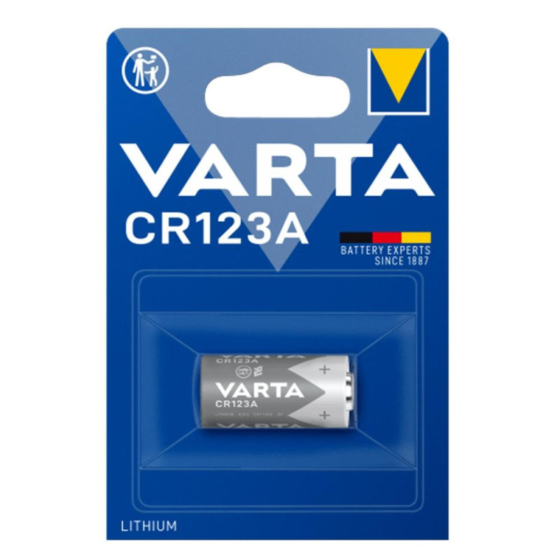 Blister pilas varta lithium 3v cr123a