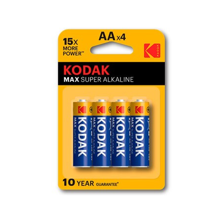 Blister pilas kodak alcalina max aa lr6 1.5v -  blister blister 4 pilas