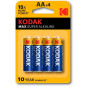 Blister pilas kodak alcalina max aa lr6 1.5v -  blister blister 4 pilas