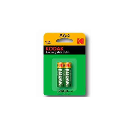 Blister pilas kodak recargables ni - mh aa lr6 2600 mah - blister 2 pilas