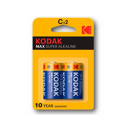 Blister pilas kodak alcalina max c lr14 1.5v -   blister 2 pilas