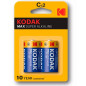 Blister pilas kodak alcalina max c lr14 1.5v -   blister 2 pilas