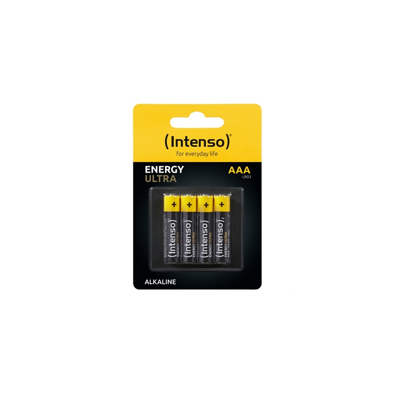 Pack de pilas alcalinas intenso energy ultra aaa lr03 4 unidades