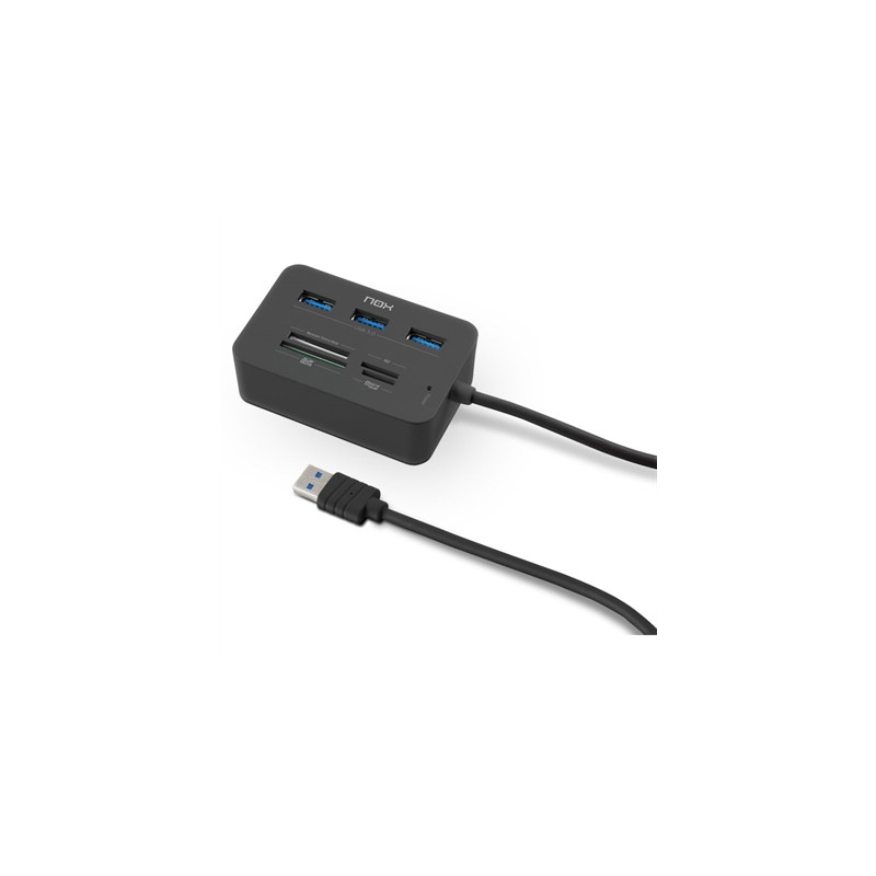 LECTOR DE TARJETAS + HUB USB 3.0 NOX READER ONE