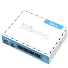 Mikrotik router board rb - 9412nd hap lite with 650mhz cpu 32mb ram 4xlan built - in 2.4ghz 802b - g - n 2x2 two chain wireless