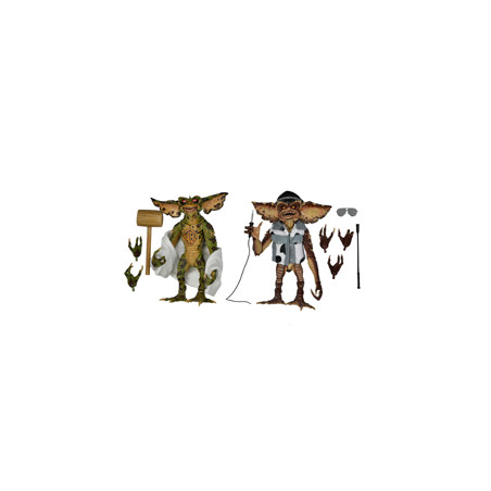Figura neca pack 2 figuras gremlins 2 tattoo gremlins