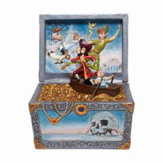 Figure enesco disney peter pan cofre del Tesoro peter pan garfio & compaia