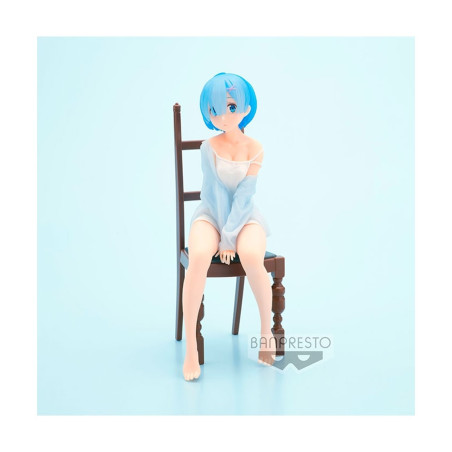 Figure banpresto re: zero starting life in another world relax time rem