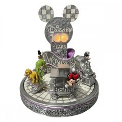Decorative figure enesco disney 100 mickey minnie tren