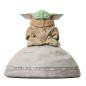 Figura diamond select toys star wars the mandalorian grogu on seein stone 1 - 6 escala milestones statue