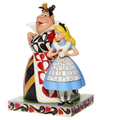 Figura enesco disney alicia en el pais de las maravillas alicia & reina de corazones