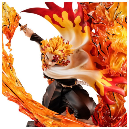 Figure megahouse demon slayer kimetsu no yaiba gem rengoku flame tiger