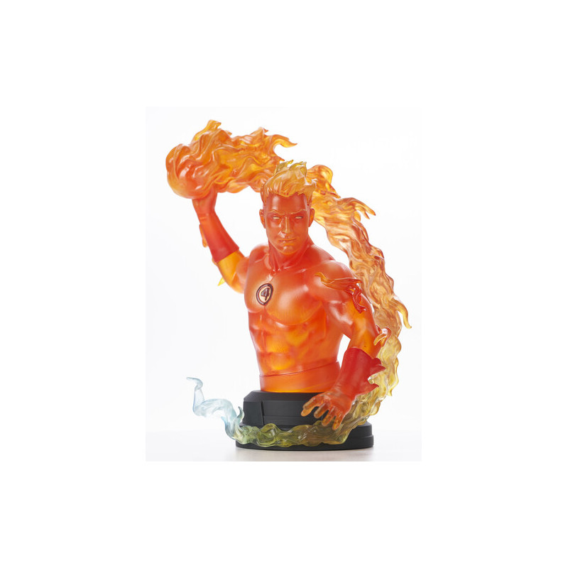 Figura mini busto diamond marvel comic human torch 1 - 6 scale
