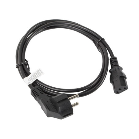 Cable de powercion lanberg schuko cee 7 - 7 a iec320 c13 1.8m