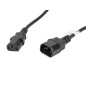 Cable alargador lanberg powercion cpu iec320 c13 h - iec320 c14 m vde 5m