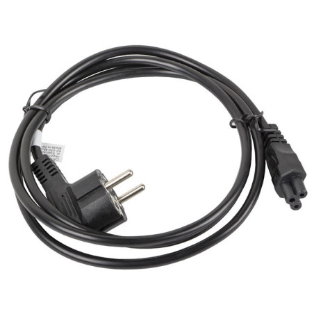 Cable de alimentacion lanberg trebol schuko cee 7 - 7 a iec320 c5 1.8m