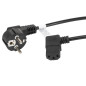 Cable de alimentacion lanberg schuko cee 7 - 7 a iec320 c13 acodado 1.8m