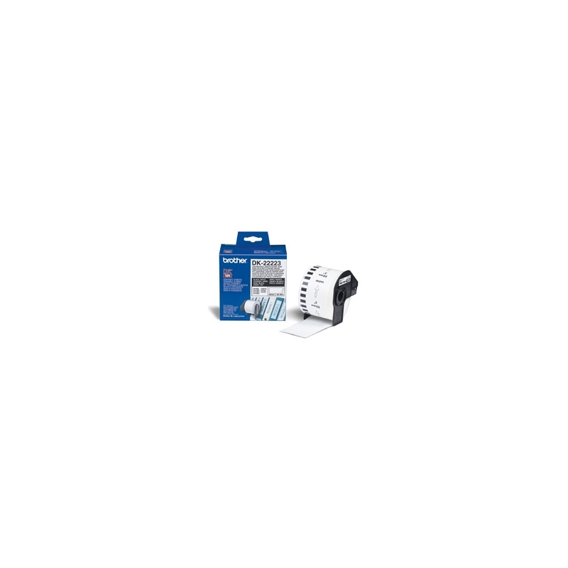 Etiquetas cinta continua brother blanca dk22223 ql - 500a ql - 500bw ql - 560 ql - 570 ql - 580n ql - 1050 ql - 1060n