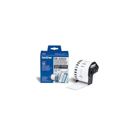 Etiquetas cinta continua brother blanca dk22223 ql - 500a ql - 500bw ql - 560 ql - 570 ql - 580n ql - 1050 ql - 1060n