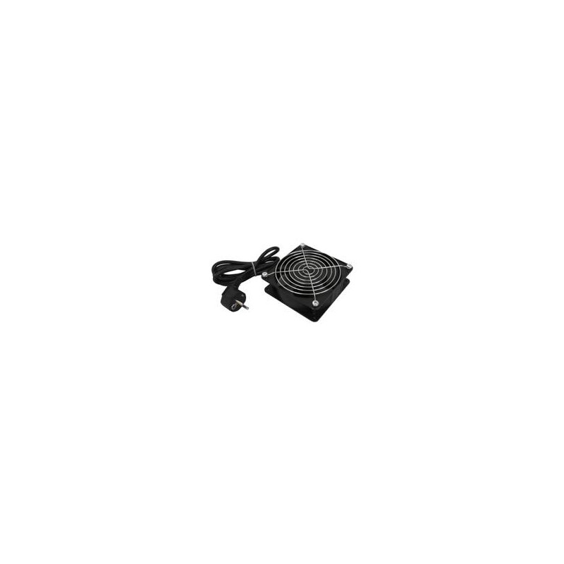 Ventilador para rack wp 220v -  120x120x38mm enchufe eschuko 2m.
