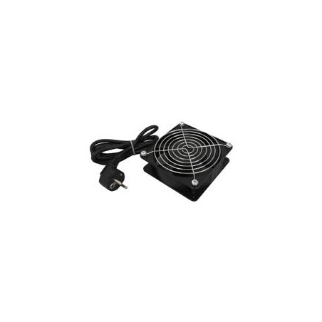 Ventilador para rack wp 220v -  120x120x38mm enchufe eschuko 2m.
