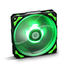 Ventilador caja nox hummer h - fan led 120mm negro led verde