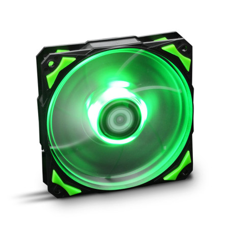 Ventilador caja nox hummer h - fan led 120mm negro led verde