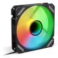 Ventilador caja sharkoon mirror pwm rgb negro