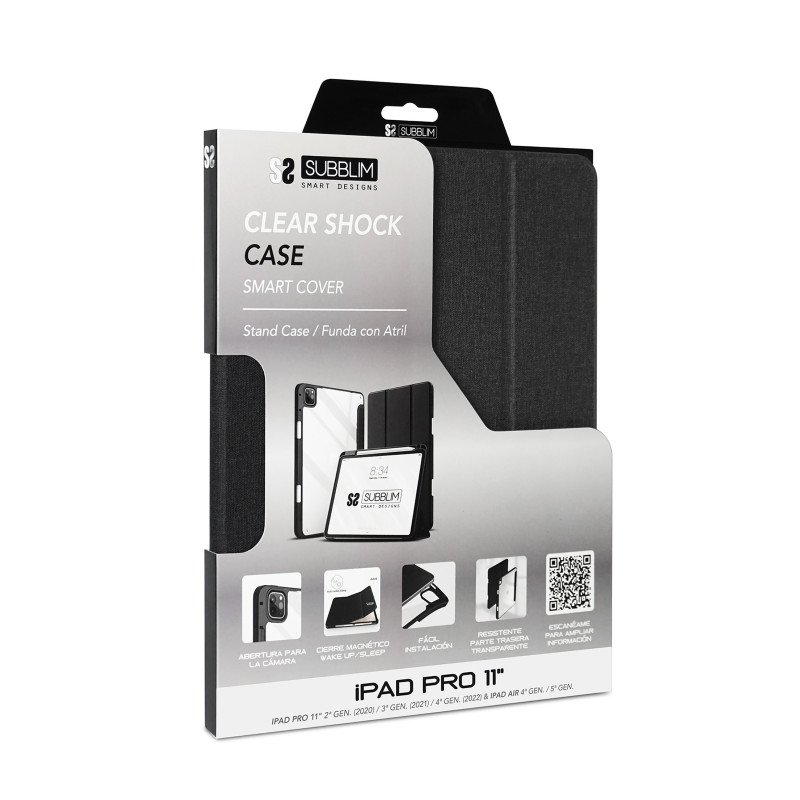 Funda subblim shock case para apple ipad pro 11 pulgadas negro