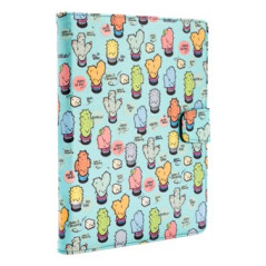 Funda universal rotatory 360 silver ht para tablet 9 - 10.1 pulgadas cactoos green metal
