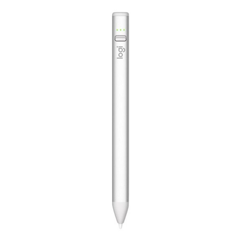 Lapiz digital logitech crayon silver usb - c para ipad - con tecnologa apple pencil