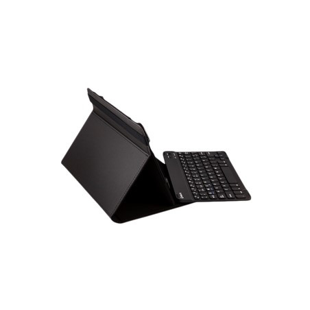 Funda universal gripcase silver ht para tablet 9 - 10 pulgadas + teclado bluetooth negro
