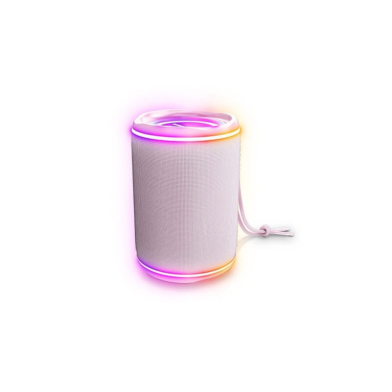 Altavoz energy sistem urban box supernova rosa - resistente al agua - 16w - tws - bluetooth 5.1 - rgb