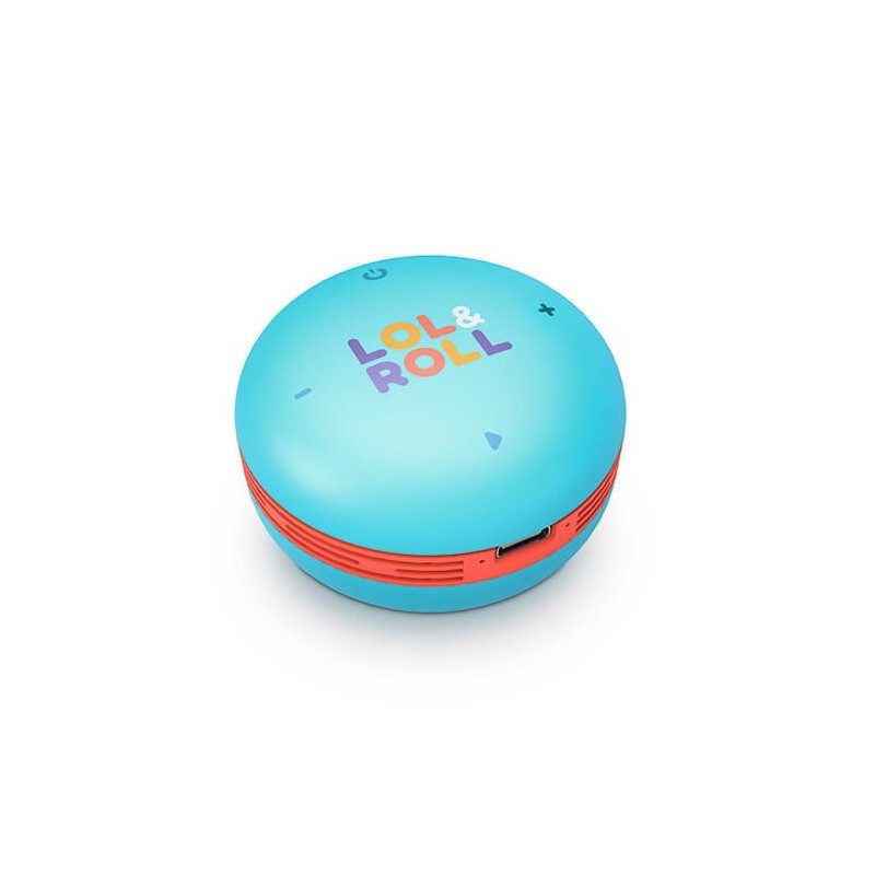 Altavoz energy sistem lol&roll pop kids celeste 5w - tws - bluetooth 5.0 - usb - c