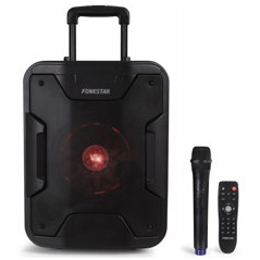 Altavoz portatil fonestar california 200w - jack - auxiliar - funcion karaoke - bluetooth - usb - mp3 - radio fm - microfono
