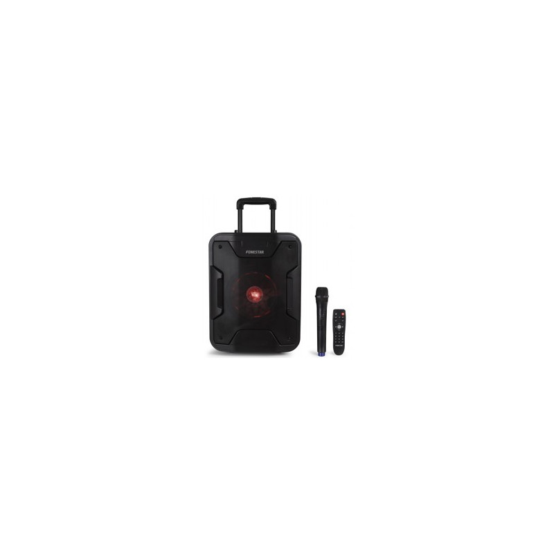 Altavoz portatil fonestar california 200w - jack - auxiliar - funcion karaoke - bluetooth - usb - mp3 - radio fm - microfono