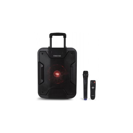 Altavoz portatil fonestar california 200w - jack - auxiliar - funcion karaoke - bluetooth - usb - mp3 - radio fm - microfono