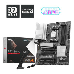Placa base msi pro b840 - p am5 wifi atx -  4x ddr5 -   3x usb 3.2 -  1x usb tipo c