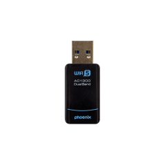 Phoenix nano adaptador usb receptor red inalmbrico 1300mbps dual band