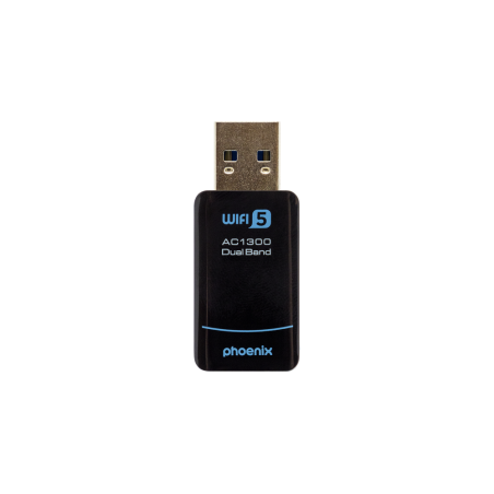 Phoenix nano adaptador usb receptor red inalmbrico 1300mbps dual band