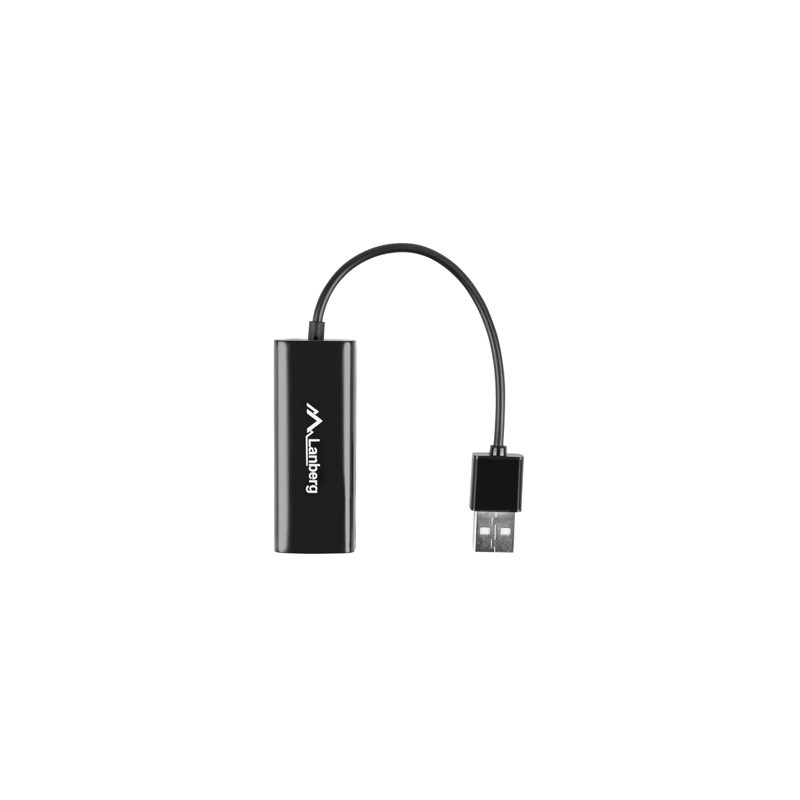 Adaptador usb lanberg 2.0 -  ethernet rj45 100 mb