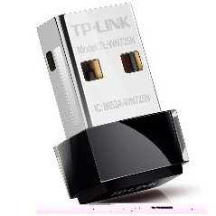 Adaptador usb 2.0 wifi 150 mbps tplink formato nano