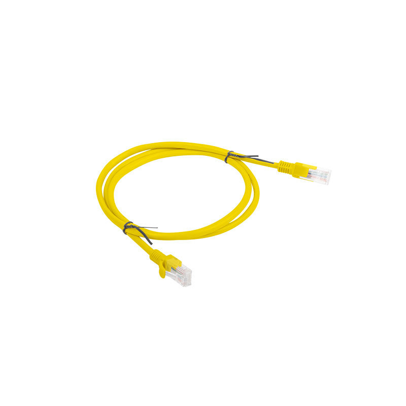 Latiguillo rj45 lanberg cat.6 utp 1m fluke passed amarillo