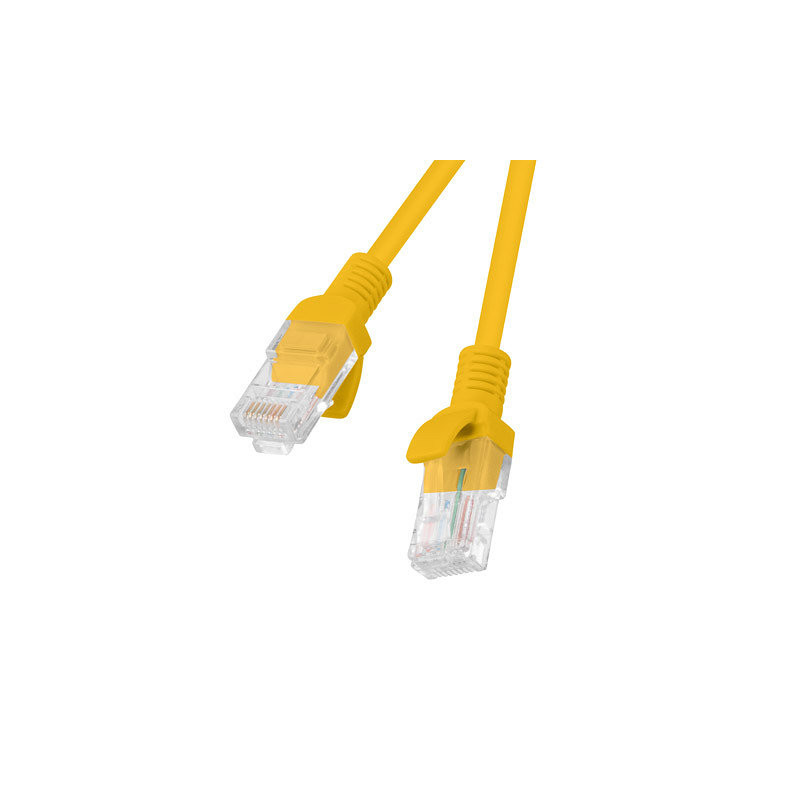 Latiguillo rj45 lanberg cat.6 utp 1.5m fluke passed orange
