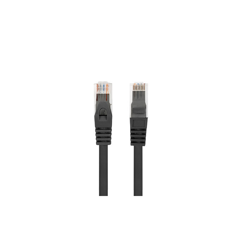 Latiguillo rj45 lanberg cat.6 utp 1m negro