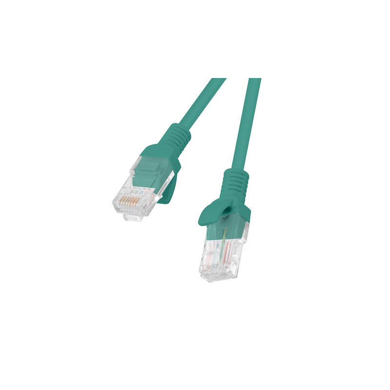 Latiguillo rj45 lanberg cat.6 utp 0.50m fluke passed verde