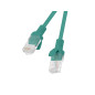 Latiguillo rj45 lanberg cat.6 utp 0.50m fluke passed verde